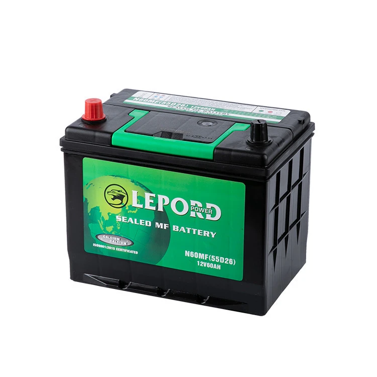 Wholesale 12V N60/55D26MF 12V 60AH  Truck Battery for Sale and Auto Car Battery