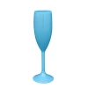 wholesale 170ml blue acrylic plastic champagne glass 6oz Champagne Flutes