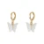 Import Wholesale 2020  Korea Small Fresh Butterfly Earrings Sweet Acrylic Simple Small Fragrant Earrings from China