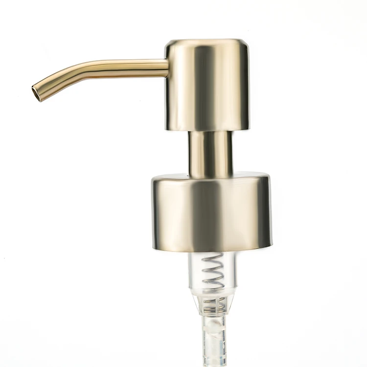 Wholesale 24/410 output metal stainless steel black matte lotion bottle pump dispenser foaming pump 28/410