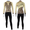 Wholesale Breathable Women Long Sleeve Cycling Jersey and Pants