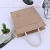 Import Wholesale custom foldable jute shopping hessian burlap handle bag from China