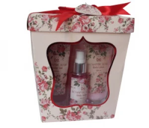 Wholesale Custom paper box body lotion and shower gel body splash bath gift set