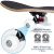 Import Wholesale Custom Print PU Casting Skateboard Wheels Non-slip 7-ply Maple Plywood Skate Board from China