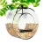 Import Wholesale Custom Round Acrylic Circular Design Window Hanging Bird Seed Feeder from China