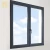 Import Wholesale doors and windows chinese latest new designs custom small size black aluminum temper low e double glass window from China