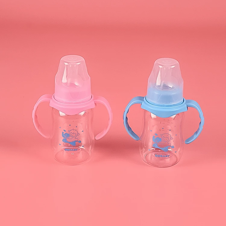 Wholesale environmentally friendly silicone baby bottles without bisphenol A anti-colic baby bottles