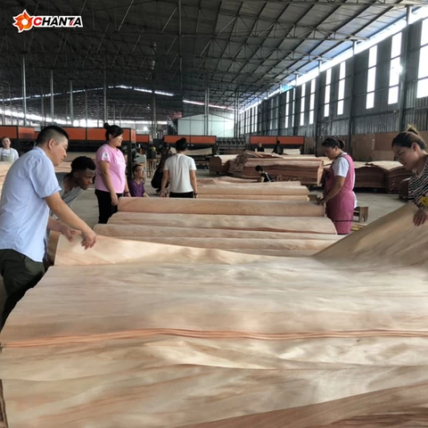 Wholesale factory direct sales in india wood sheet okoume face veneer for plywood with high quality