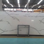Wholesale Great Quality Quartz Products Stone Calcutta White Quartz Slab