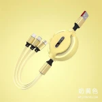 Wholesale High Quality Fast Charging 2in1 For Iphone Cables Multi Charger Type C Micro Usb Cable Flat