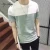 Import Wholesale high quality luxury mens t-shirt patchwork short sleeve t-shirt round neck t-shirt from China