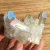 Import Wholesale high quality natural white crystal cluster plating pink blue decorative fantasy dream crystal cluster from China