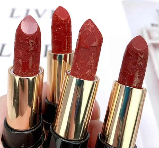Wholesale high quality snake ring gold lipstick private label waterproof matte luxury lipstick