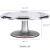 Import Wholesale Hot Party Supplies Cake Accessory 12&quot; Aluminium Alloy Metal Dessert Display Rotating Wedding Cake Stand Turntable from China