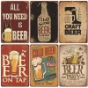 Wholesale Metal Beer Sign Advertising Board Vintage Metal Tinplate Poster Bar Pub Home Wall Decor Funny Beer Tin Sign
