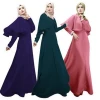 Wholesale Modern Indonesia Muslim Dress Polyester Fabric Islamic Clothing