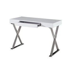Wholesale Modern White High Gloss High Tech Small Wall Mounted Used Wooden Furniture Computer Table Desks For Sale