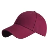 Wholesale nice quality metal sports caps blank hip hop hat plain flat brim snapback baseball cap