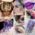 Import Wholesale Party Colorful Bulk Glitter Powder Acrylic Nail Powder For Face Body Decoration Weak Gold  1+2+3mm from China