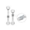 Wholesale plastic baby safety fabric belt locks for cabinet drawer