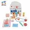 wholesale pretend play wooden toy doctor set for kids W10D117