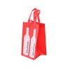 Wholesale promotional single bottle jute wine bag