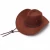 Import Wholesale Pure White Color Cowboy Hat, Synthesis Fibre Fedora Felt Hat In Western Cowboy Style from China