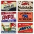 Import wholesale  retro metal tin sign vintage car motor oil man cave tin metal material decorative poster plates metal signs from China