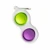 Import wholesale silicone push pops it bubble fidget sensory baby toy keychain stress relief hand toys for kids from China