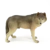 Wholesale Solid PVC Simulation Statue Model Wolf Animal Figurines Toys