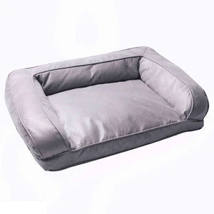 Wholesale washable large pet supplies sofas elevated bed luxury memory foam cat pet dog bed set for dog