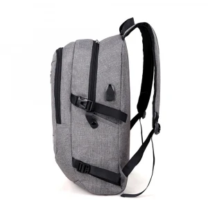 Wholesale Waterproof Polyester Men USB School bag Business Backpack