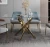 Import Wholesaler small cbm  modern clear  glass dining table chair set from China