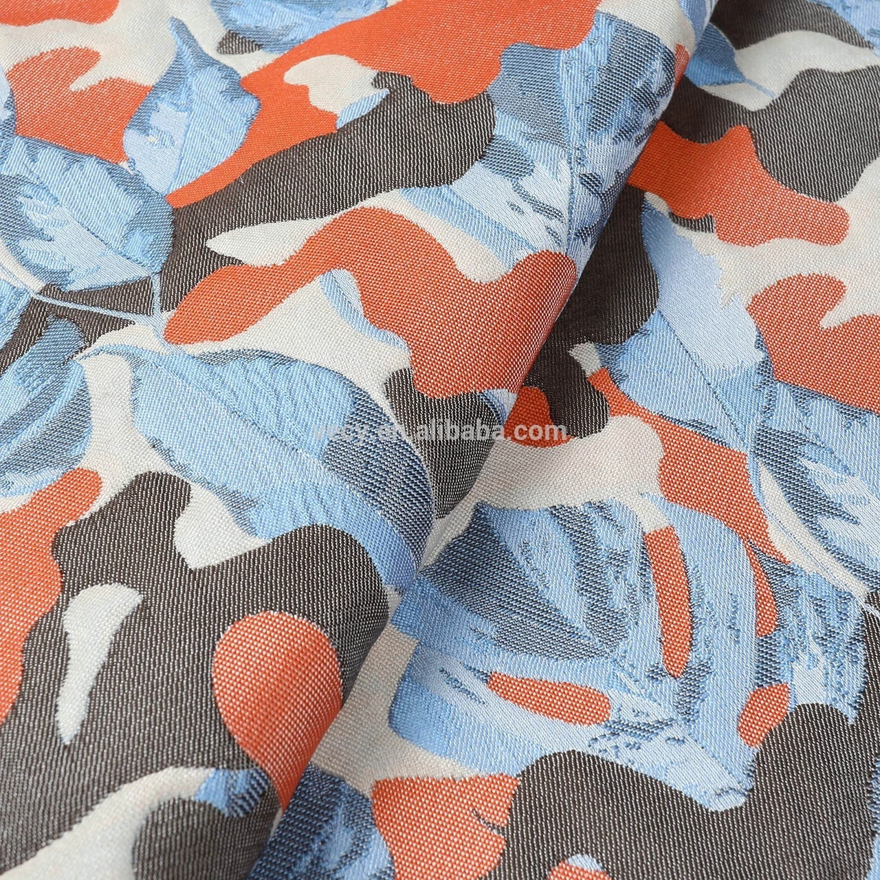 Wholesales Colorful camouflage embroidered Jacquard brocade Fabric