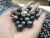 Import wholesales DIY BEADS,9-13 mm good quality A+ perfect round nature loose Tahitian pearl with half,OR no hole,black color from China