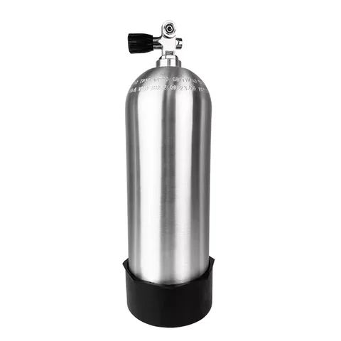 Wholesales Thaistone Diving air tank  Aluminum alloy 8L Scuba Diving Cylinder rating  ISO European Standard  high-end head valve