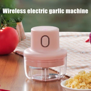 Wireless Electric Meat Grinder Garlic Masher Mini Stainless Kitchen Chopper Vegetable Use