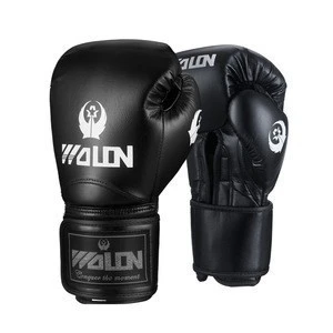 wolon leather boxing gloves use for boxing and muay thai Custom Logo Skin Design MMA Gloves spariing gloves boxing training
