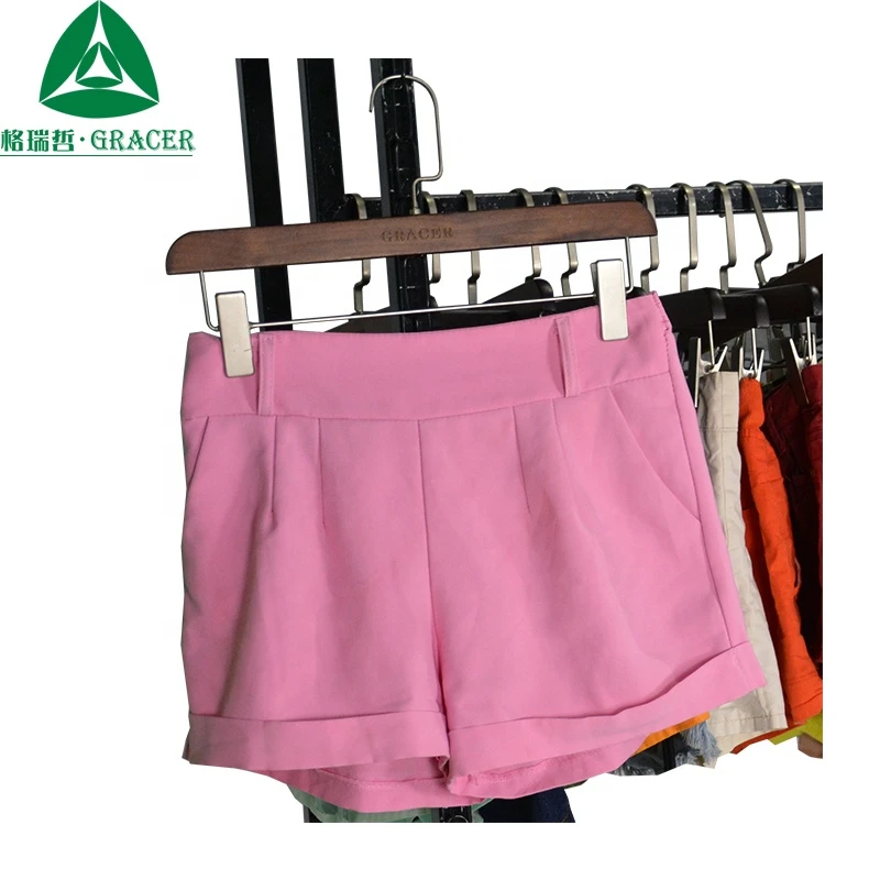Women short pants brand second hand used clothes in brazil