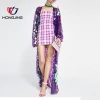 women&#039;s  banquet sequin embroider poly Open Front no closure Long Kimono Long sleeves straight hem wedding prom party jacket