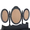 Wooden Dresser Makeup Set has 7 drawers,3 mirrors bedroom mirror dresser makeup dresser with mirror
