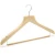 Import wooden top hanger with clips and notches anti-slip competitive price from China