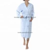 Yarn Dyed Flexible Quick-Dry Basic Model Bath Beach Hammam Robe | Turkish Terry Cloth Bathrobe Made from Pestemal %100 Cotton