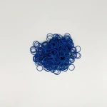 yiwu High Quality blue color bands China supplier  hair accessories Hair Band Hand Bracelet Rainbow For Girl natural rubber band