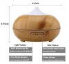 Yoga Spa Mist Diffuser 300ml Wood Grain Aromatherapy Vaporizer Portable Cool Mist  Humidifier with Whisper Quite for Home