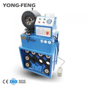 YONG-FENG YJK-120 hydraulic rubber tube crimping machine