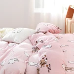 Yongxin Wholesale 4 Piece Home Textile Bedding Sets 100% Polyester Sheets Bed Set