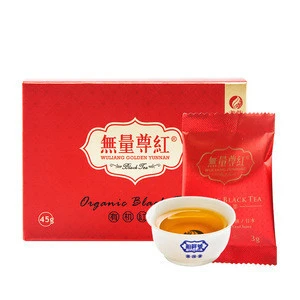Zunhong Portable High Quality TuoCha Detox Black Tea Organic Fermented  EU Organic Certification Yunnan Black Tea