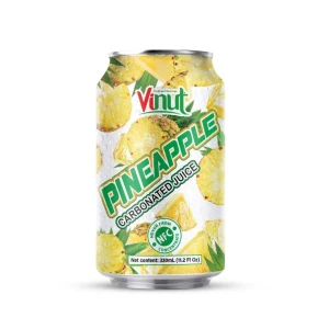 330ml Pineapple Juice With Sparkling VINUT Hot Selling Free Sample, Private Label, Wholesale Suppliers (OEM, ODM)