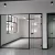 Import Slim aluminum frame single glass partition from China